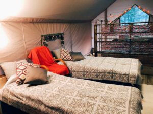 Unistuste glämpingmaja